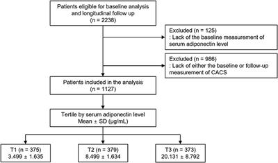 Association of High Serum Adiponectin Level With Adverse Cardiovascular Outcomes and Progression of Coronary Artery Calcification in Patients With Pre-dialysis Chronic Kidney Disease